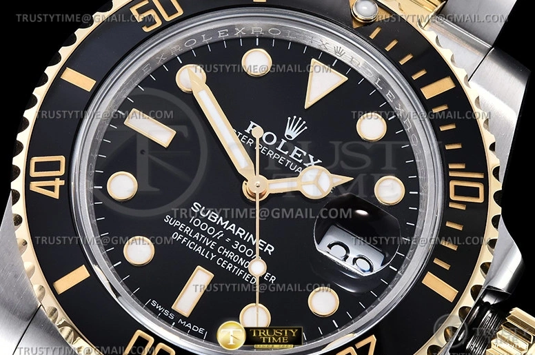 0501 Submariner 116613LN 904L YG SS Black GMF V2 VR DailyWear 1089